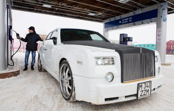 Der Rolls Royce läuft perfekt, Foto von: englischrussia.com