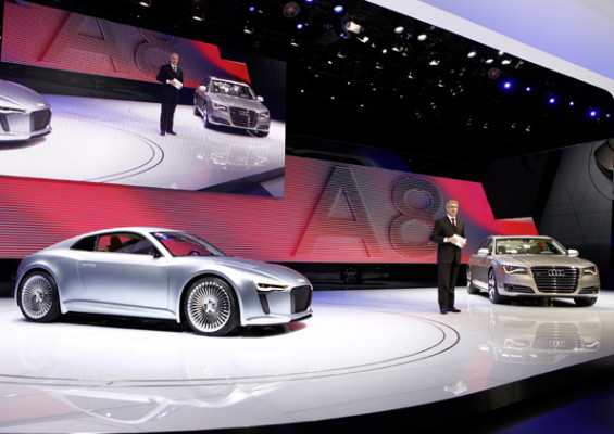 Detroit 2010: Audi A8 Audi e-tron gewinnen Preise auf der NAIAS
