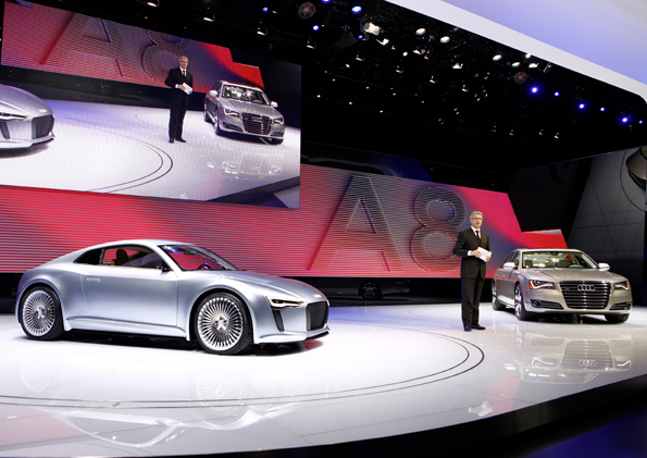 Detroit 2010: Audi A8 Audi e-tron gewinnen Preise auf der NAIAS