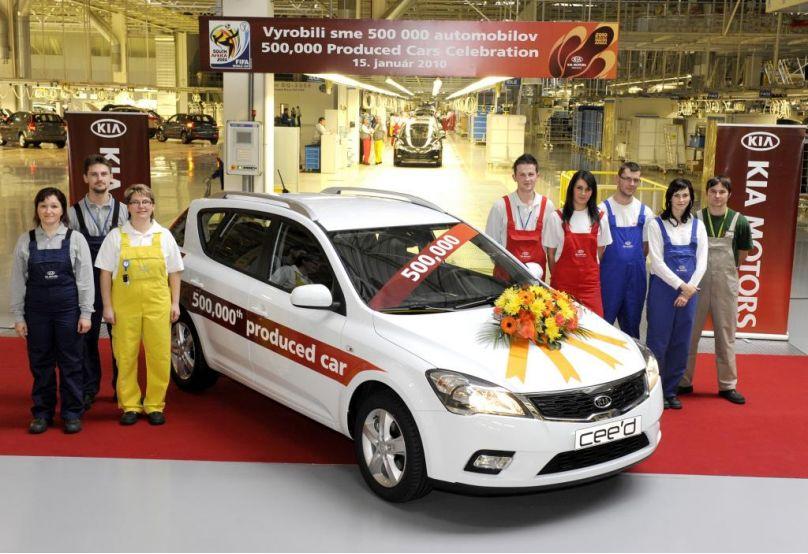 Europa-Produktionsjubiläum für Kia 