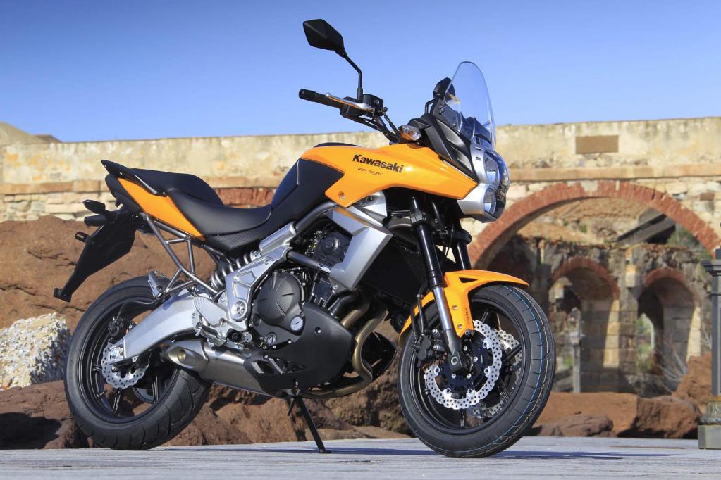 Fahrpräsentation Kawasaki Versys: Detailarbeit 