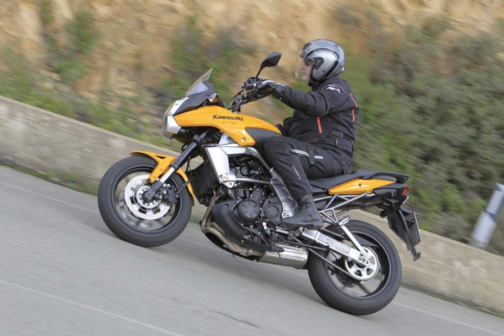 Fahrpräsentation Kawasaki Versys: Detailarbeit