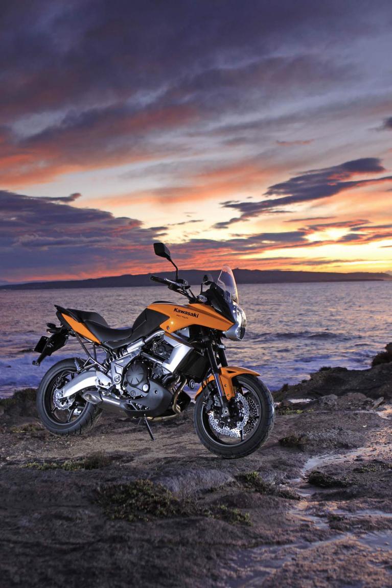 Fahrpräsentation Kawasaki Versys: Detailarbeit 