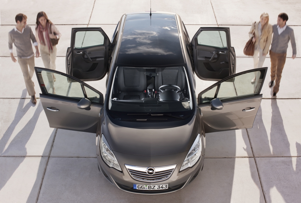 Genf 2010: Opel Meriva mit gegenläufig öffnenden Türen