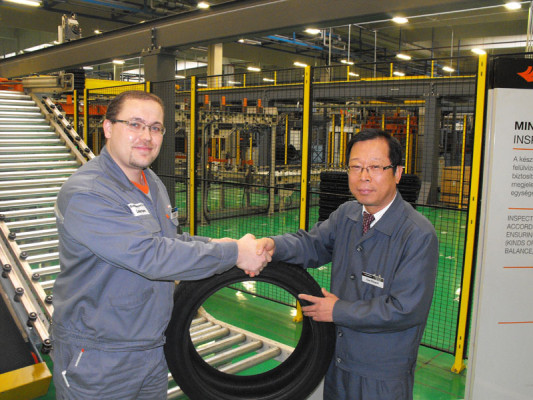Hankook feiert zehnmillionsten europäischen Reifen