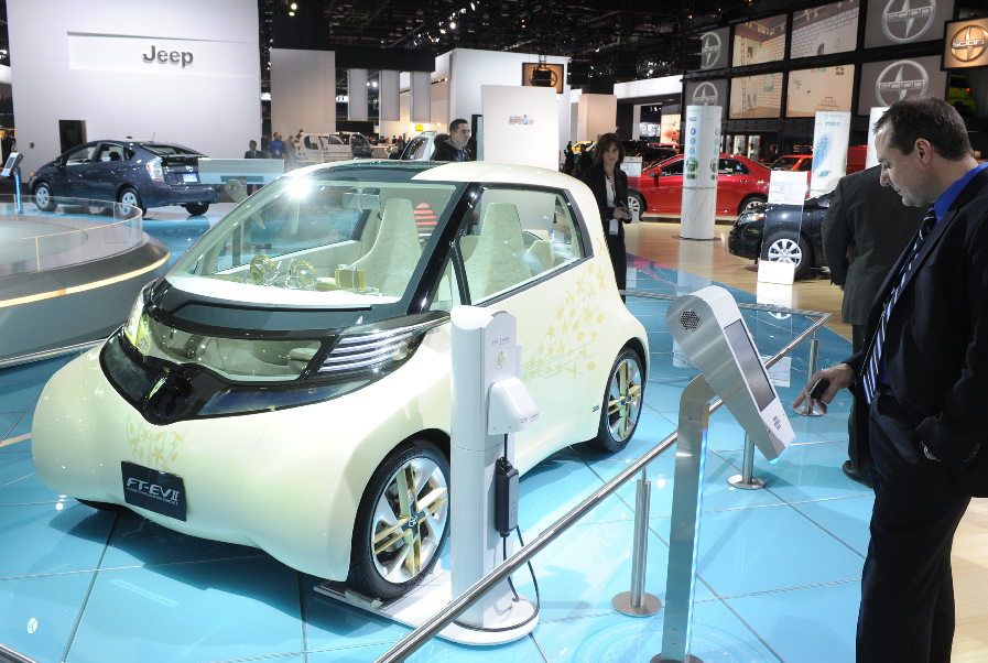 Hybrid-Kleinwagen von Toyota in Detroit 