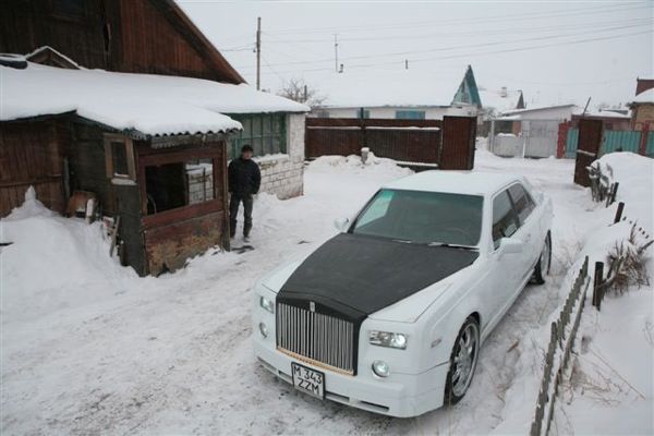 In seiner Heimatstadt ist Ruslan Mukanow längst ein Star, Foto von: englischrussia.com