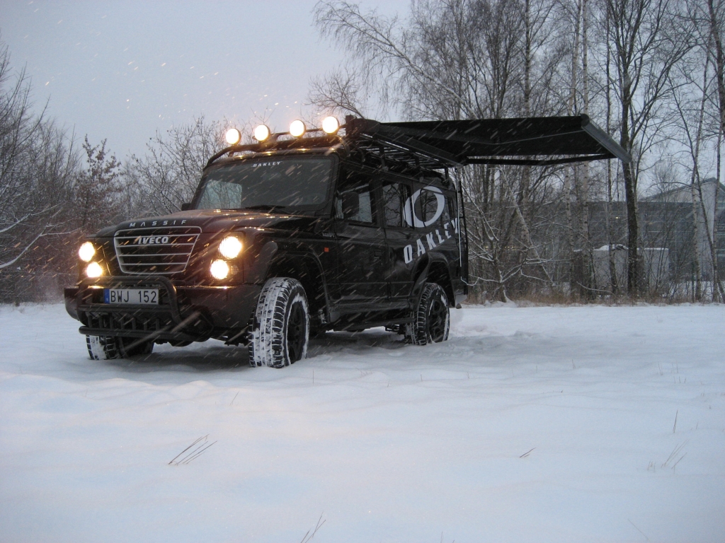 Iveco Massif für die Skipiste