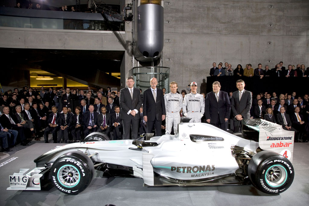 Mercedes-Silber statt Ferrari-Rot