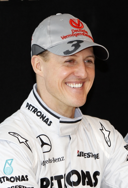 Schumi zeigt sich selbstbewusst