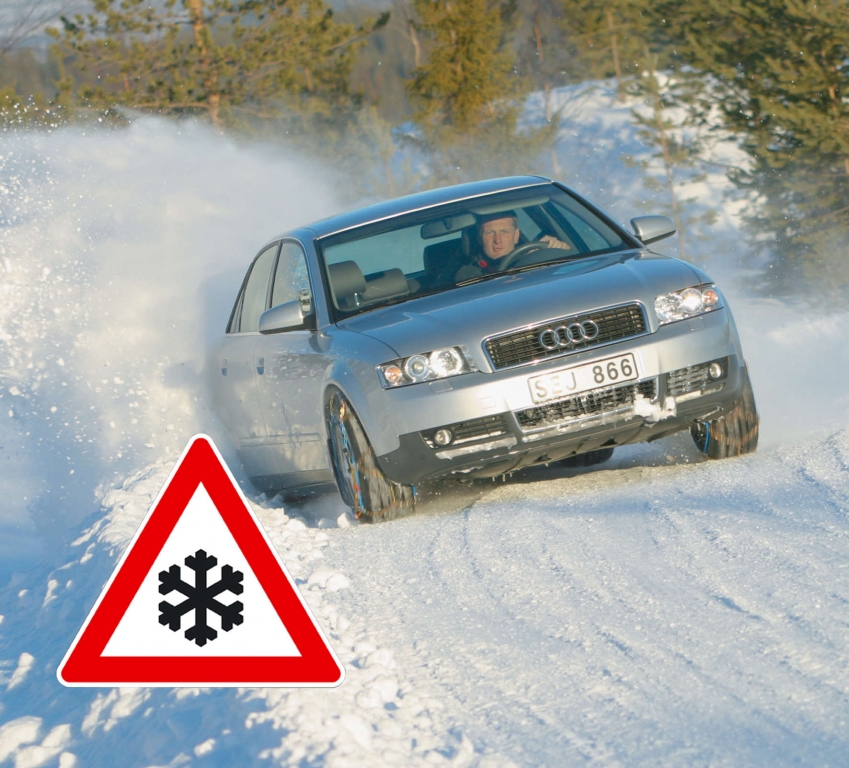Tipps für sicheres Fahren auf Eis und Schnee