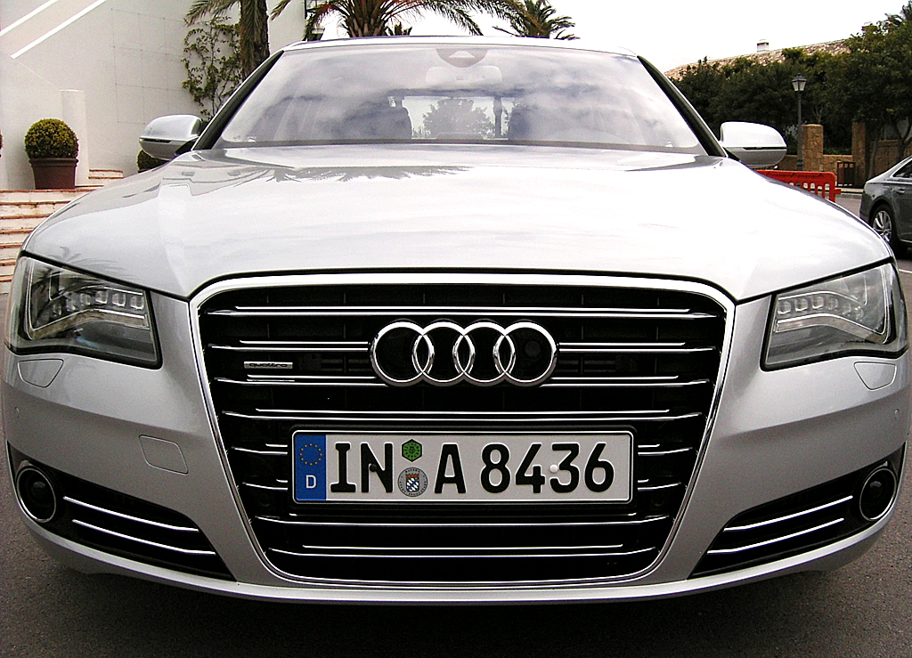 Audis neuer A8: Frontansicht. 