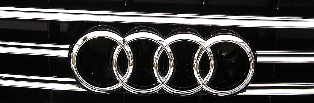 Audis neuer A8: Kühlergrill mit vier Audi-Ringen. 