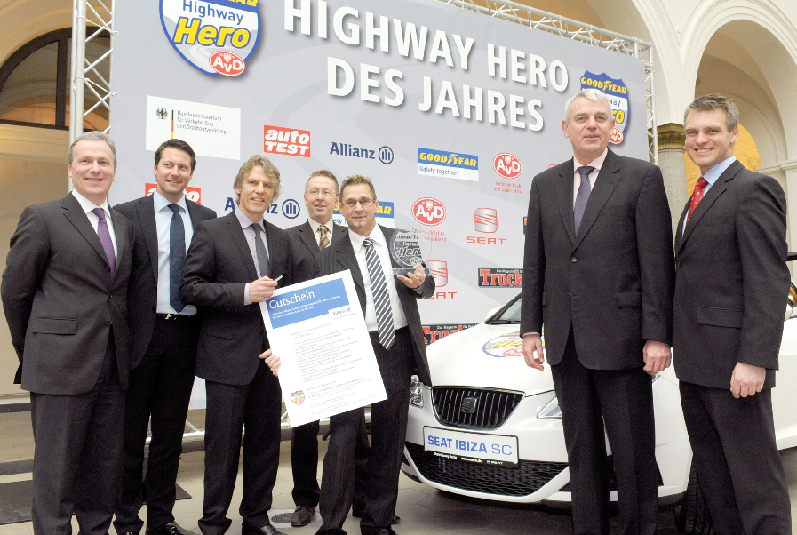 Die Jury des Highway Hero 2009.