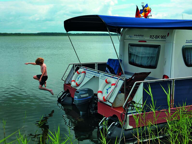 Ein Hobby als Hausboot: WaterCamper