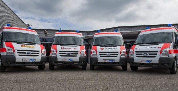 Ford baute Flottengeschäft mit Rettungsdiensten und Wohlfahrtsverbänden aus
