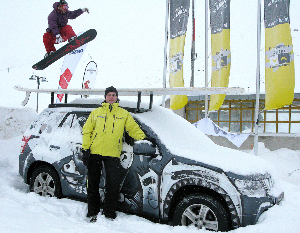 Große Sprünge: Beim Sportsponsoring kommt es Suzuki auf Glaubwürdigkeit an.