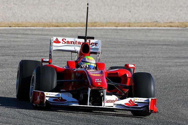 Massa Schnellster am 1. Testtag: Michael Schumacher gibt Gas