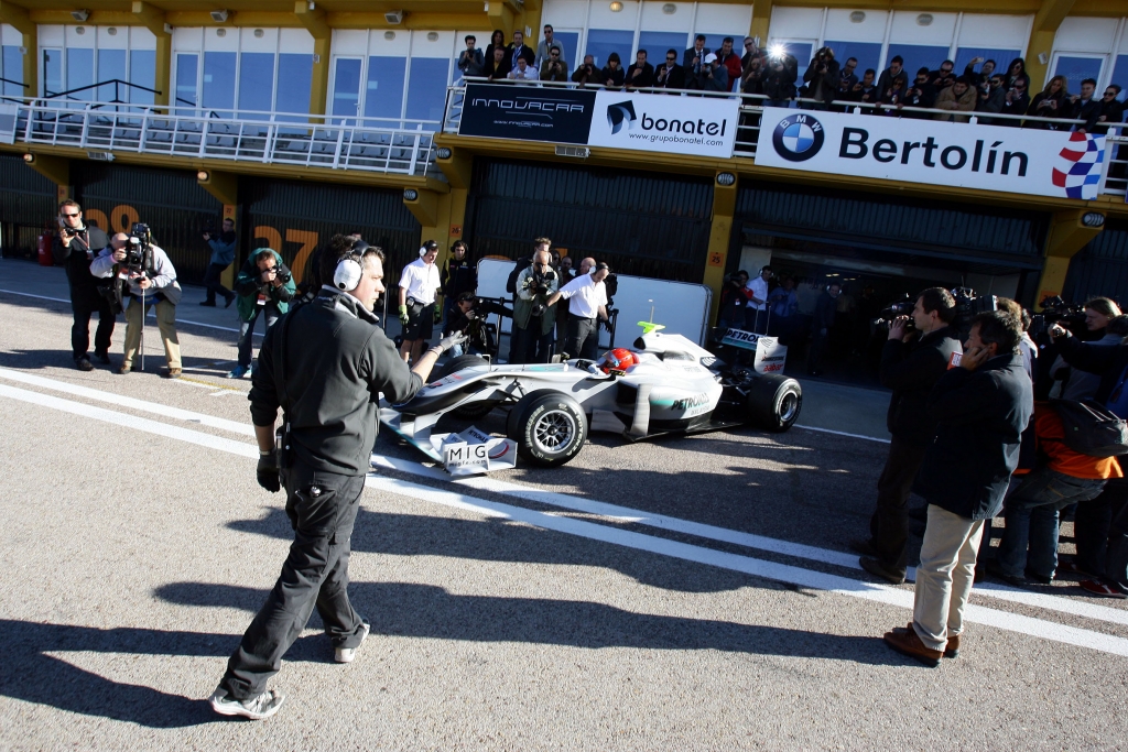 Michael Schumacher, Mercedes GP PETRONAS Formel 1-Team, Formel 1, Valencia Test, 01.02.10