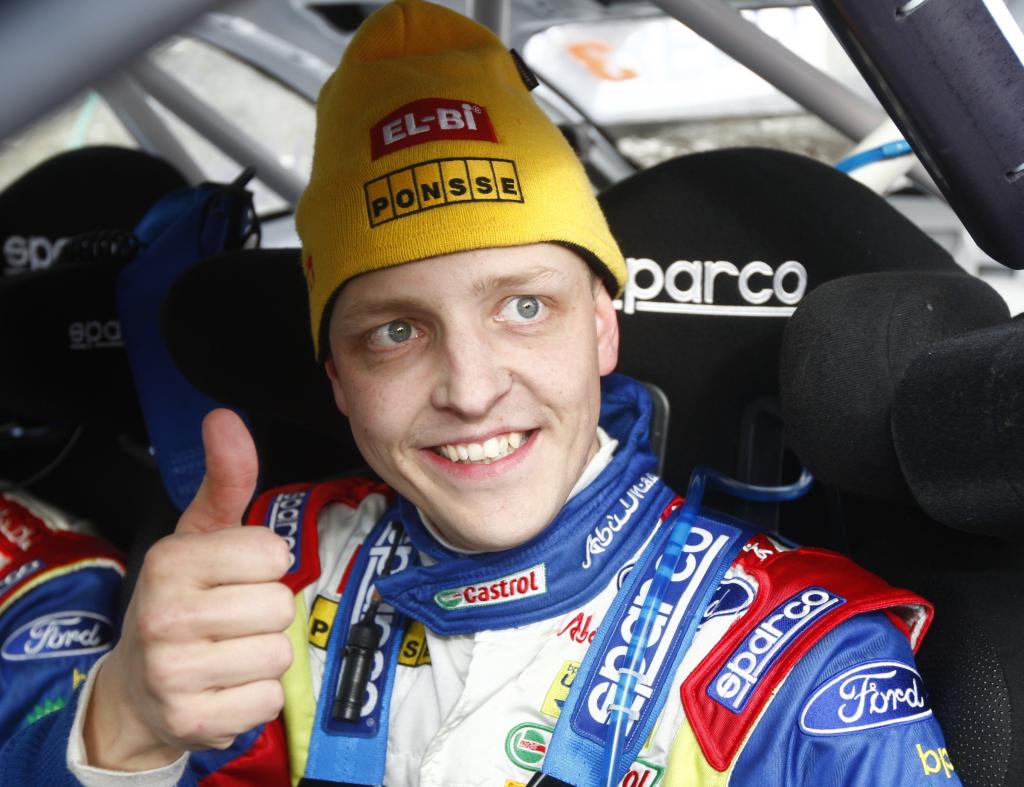 Mikki Hirvonen vor seinem 100. WRC-Lauf.