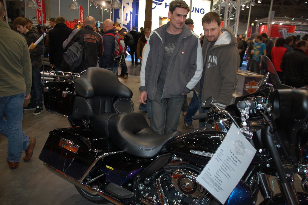 Motorrad Messe Leipzig 2010: Harley-Davidson & Triumph
