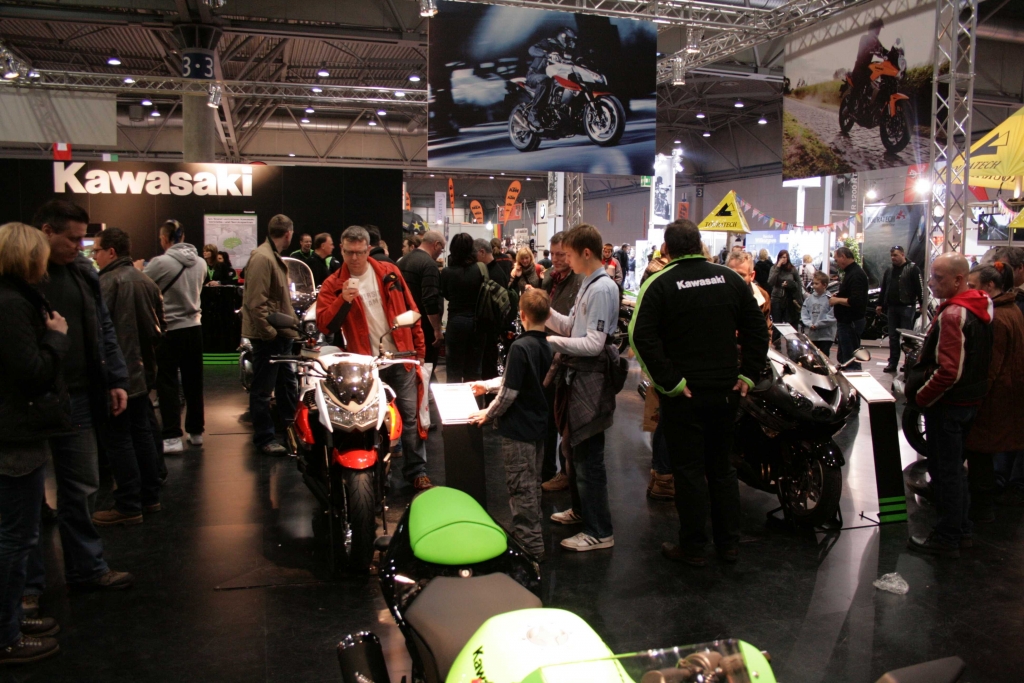 Motorrad Messe Leipzig 2010: Honda, Kawasaki & Hyosung