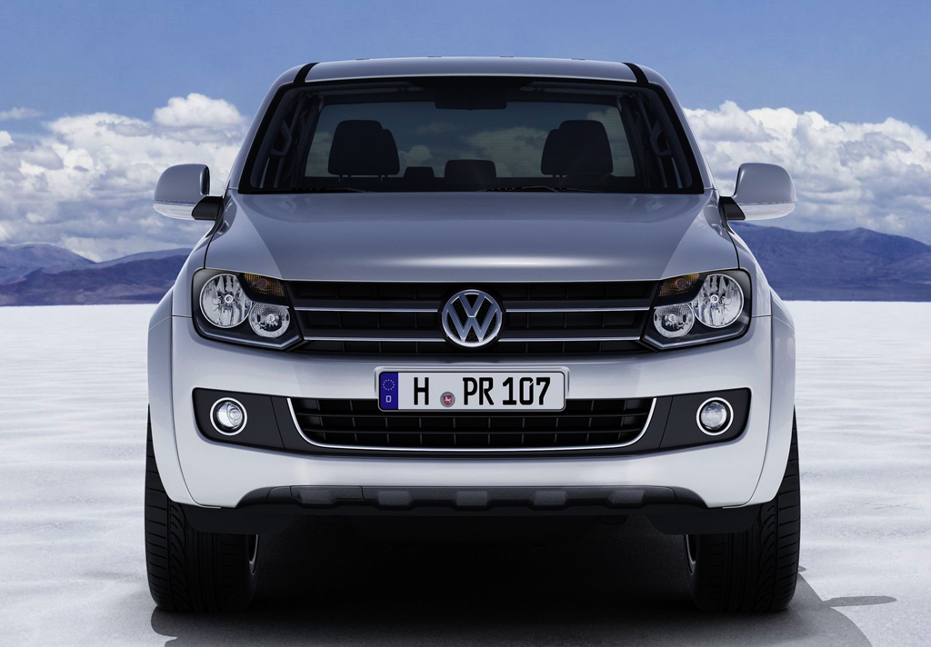 Sogar mit Stylingbar beim Zubehör: Ein Prost auf den neuen Amarok-Pickup von Volkswagen