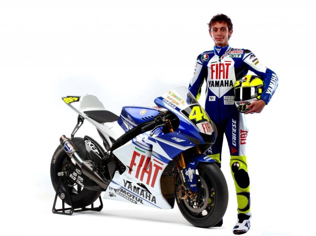 ''Il Dottore'' Valentino Rossi geht auch 2010 für Fiat an den Start