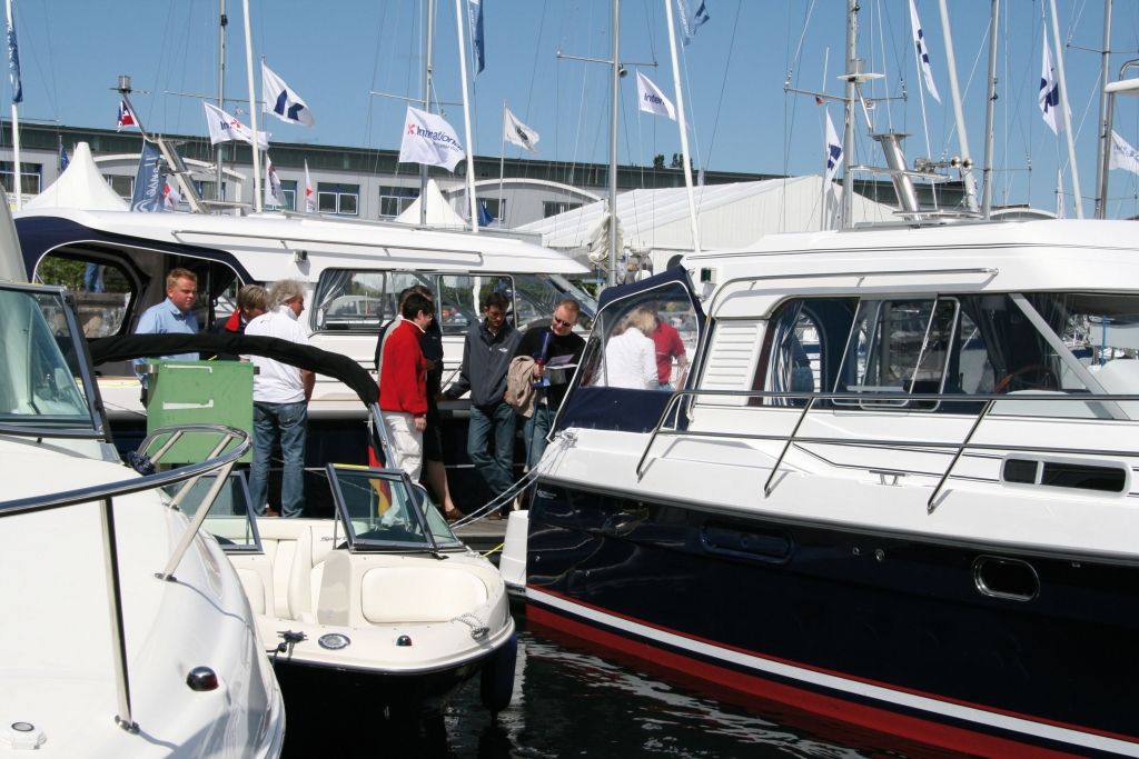 „hanseboot ancora boat show“: In-Water Boat Show zum Saisonauftakt