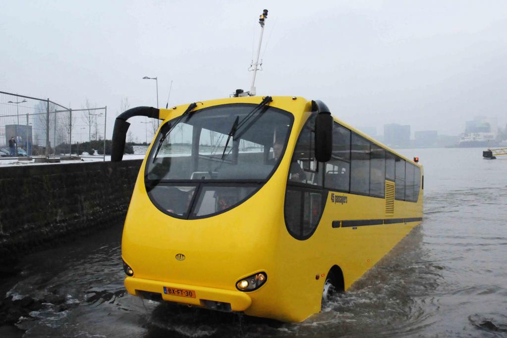 Amphibien-Bus ersetzt Fähre 