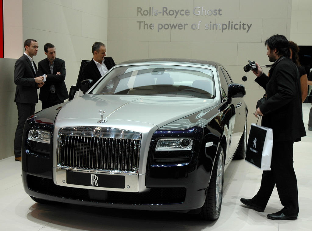 Autosalon 2010 in Genf: Neuer Baby-Rolls-Royce Ghost. 