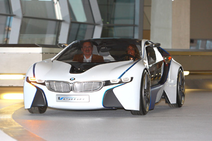BMW-Modelle im Rahmen der Münchner Olympia-Bewerbung unterwegs 