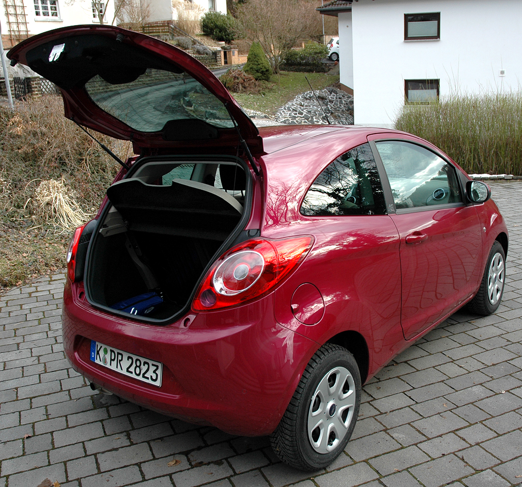 Ford Ka: Blick in den Kofferraum