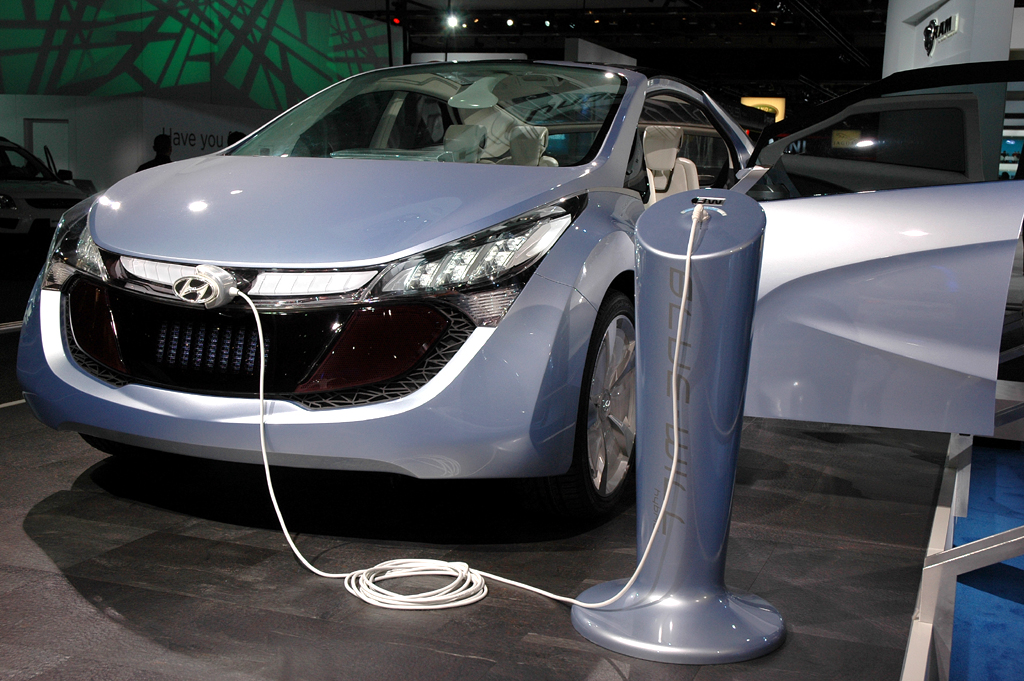 In Detroit vorgestellt: Hyundai-Elektrostudie Blue Will. 