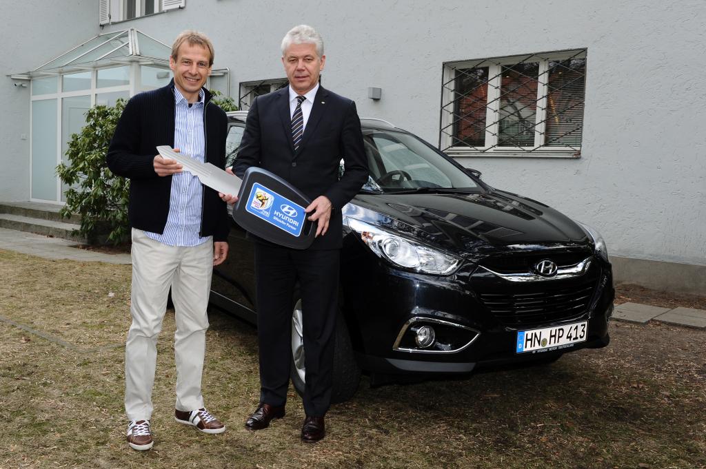 Jürgen Klinsmann, WM-Botschafter von Hyundai.