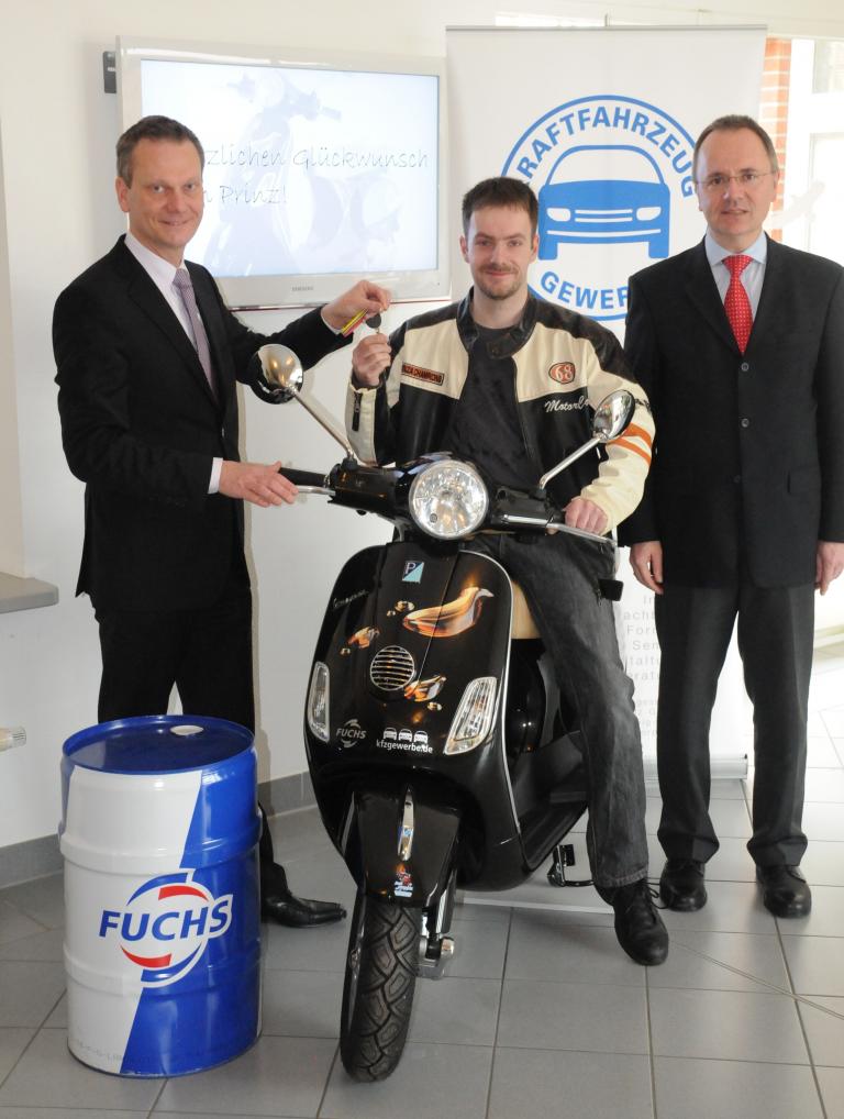 Kfz-Mechaniker aus Neumünster gewinnt Vespa