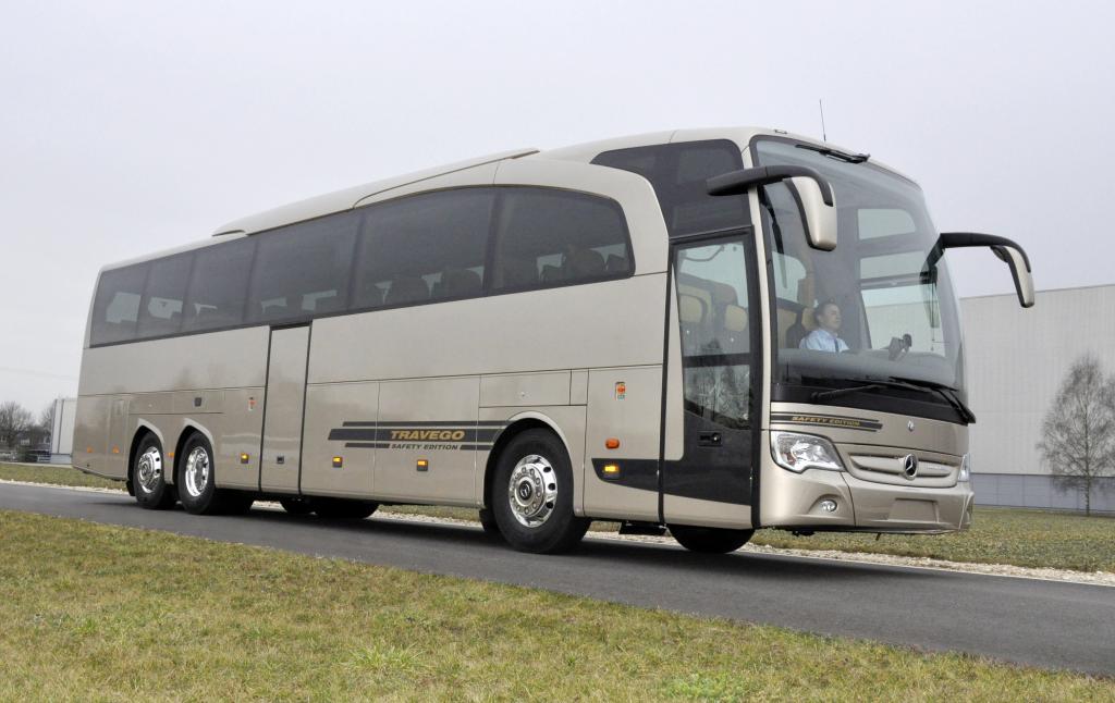 Mercedes-Benz bietet den Travego als ''Safety Edition'' an