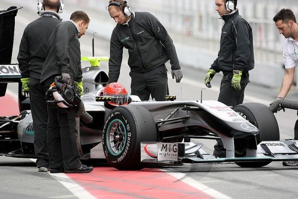 Mercedes in Bahrain mit Superdiffusor?: Keine Angst vor dem Silberpfeil