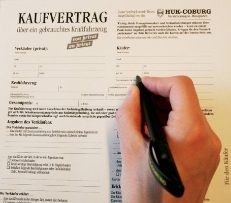 Mit Kaufvertrag auf Nummer sicher