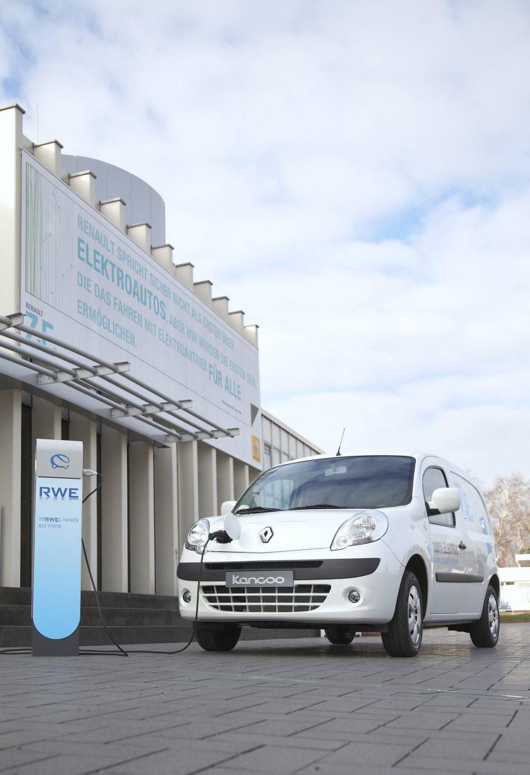 Mit im Einsatz: Kangoo Z.E. Concept. 