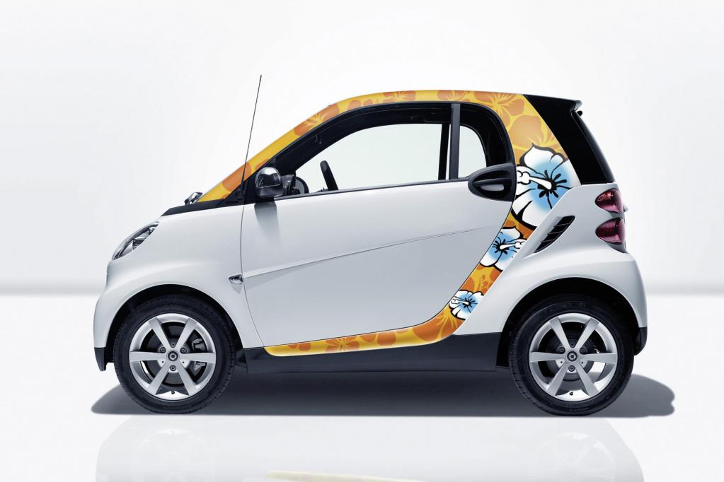 Neue Dekorfolien für Smart Fortwo 