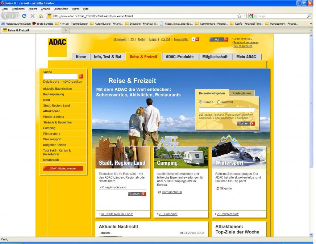 Neue Reise- und Freizeitwelt geht online