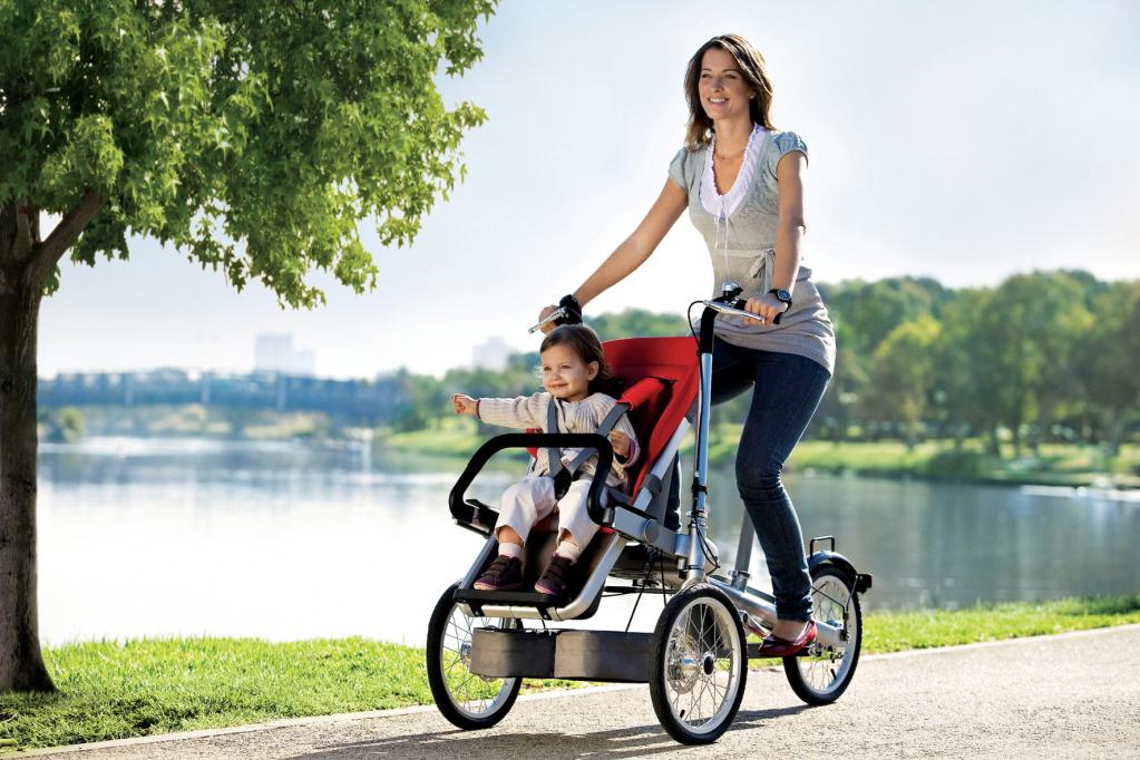 Optimal für Eltern und Kind: Fahrrad und Buggy in einem 