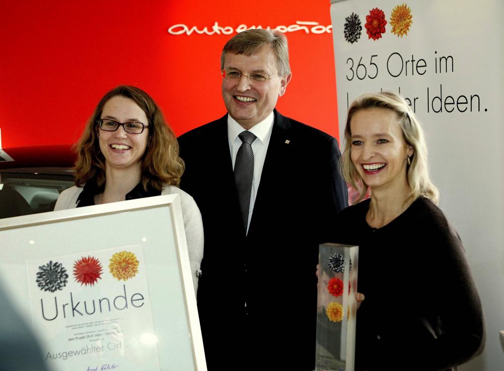 Preisverleihung für Gesundheitsprogramm ''Seat Aktiv – Beweg dich!''