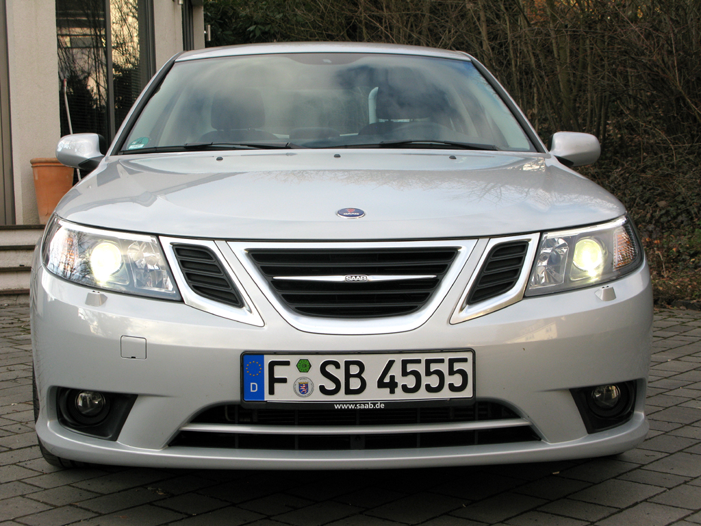 Saab 9-3: Frontansicht. 