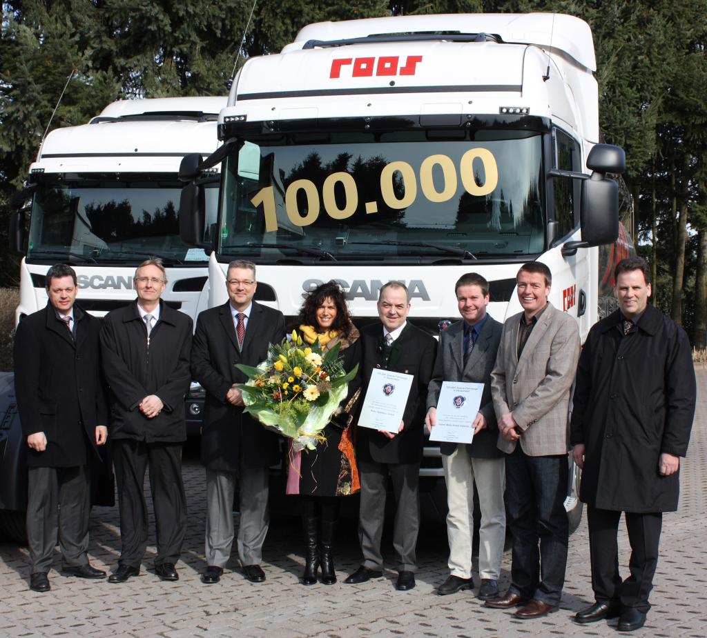Scania lieferte 100 000sten Lkw in Deutschland aus