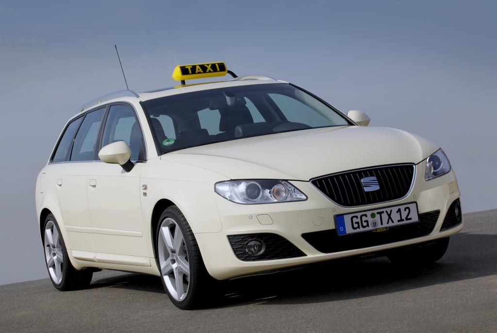 Seat Exeo ST als Taxi.