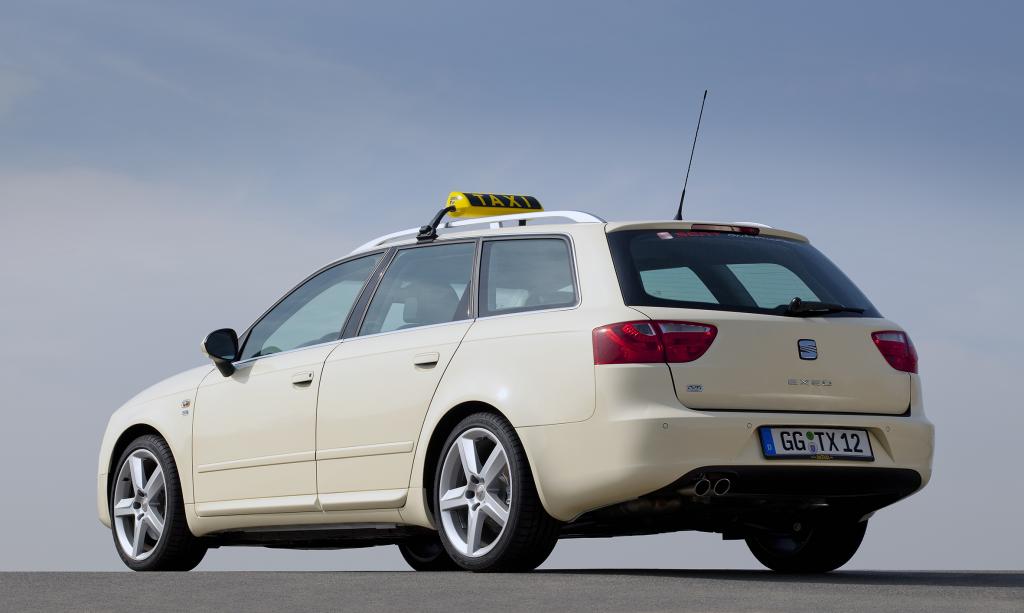 Seat Exeo ST als Taxi.