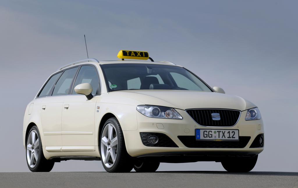 Seat Exeo ST als Taxi.