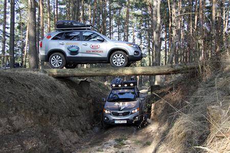 Tour-vorbereitendes Off-Road-Training.